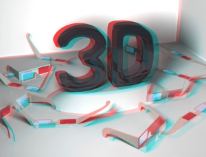 3D design with a real stereoscopic effect